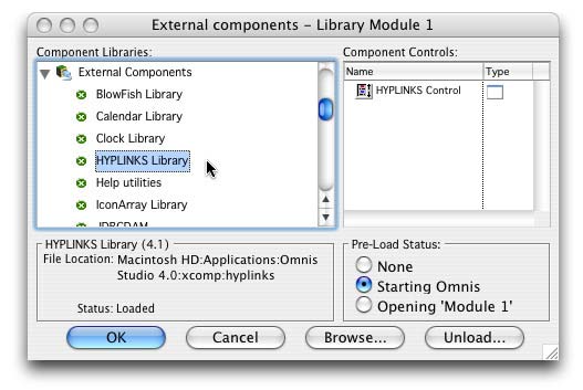 External Components Browser